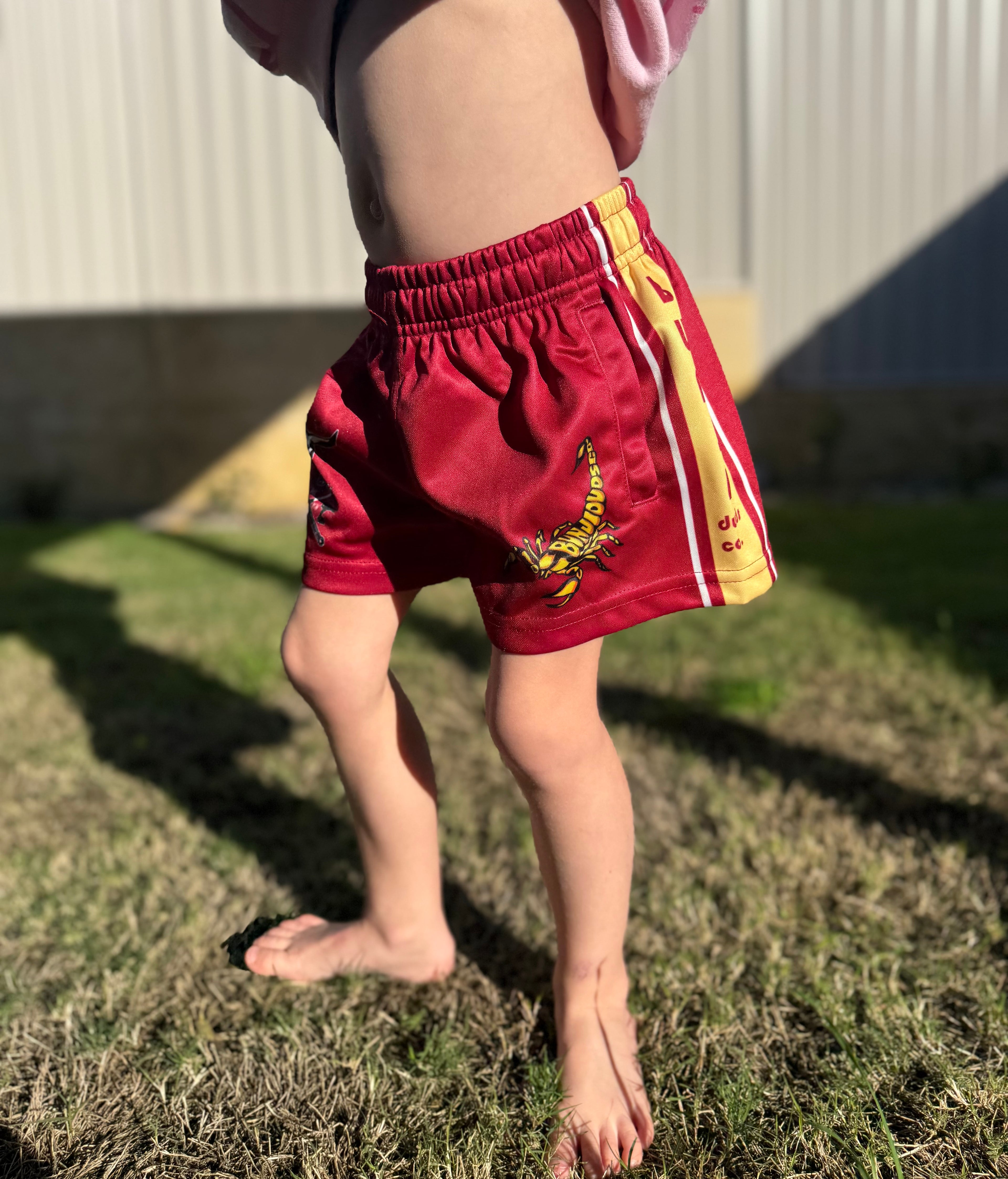 Kids Great Sandy Desert Footy Shorts