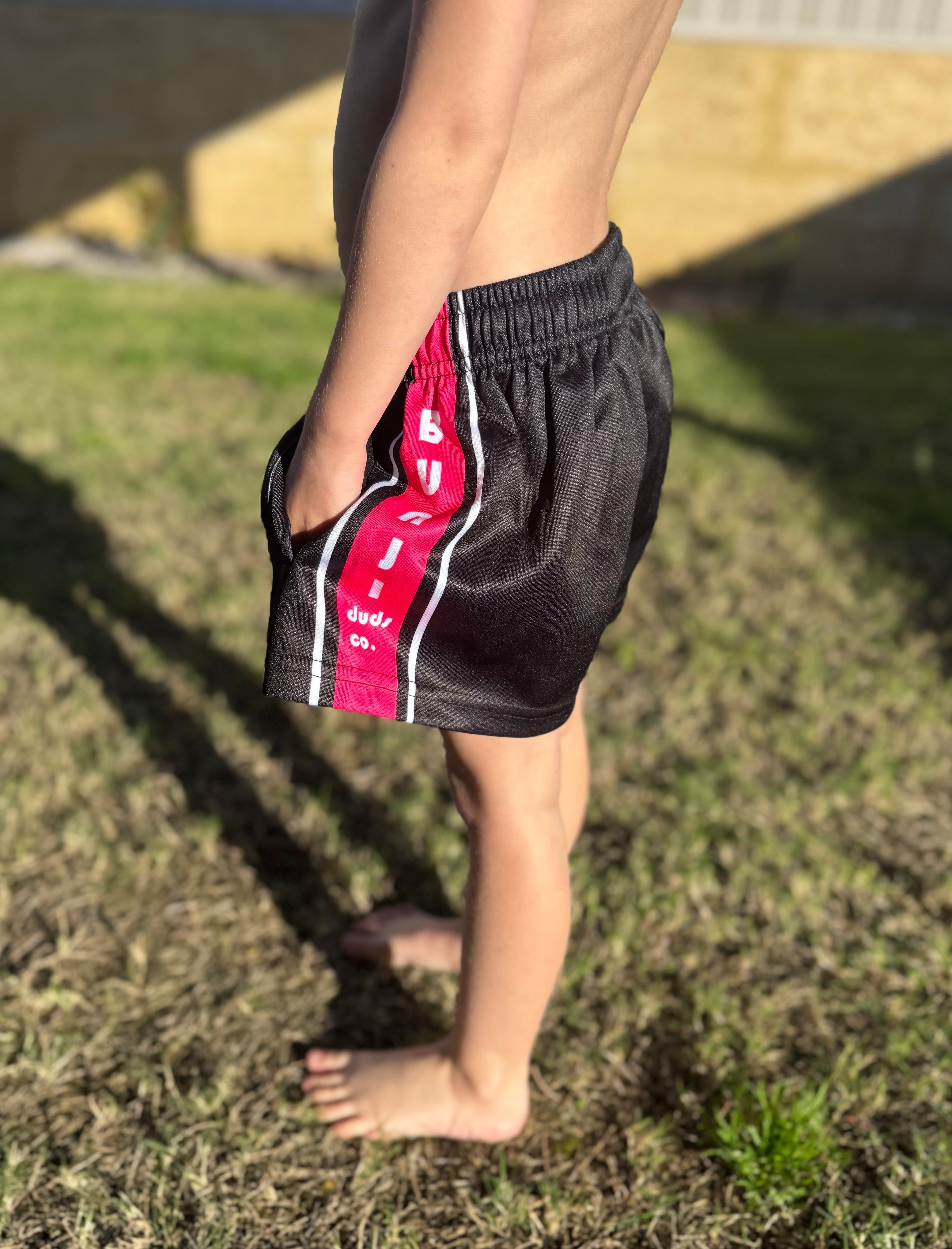 Kids Bunji W.A Pink Footy Shorts