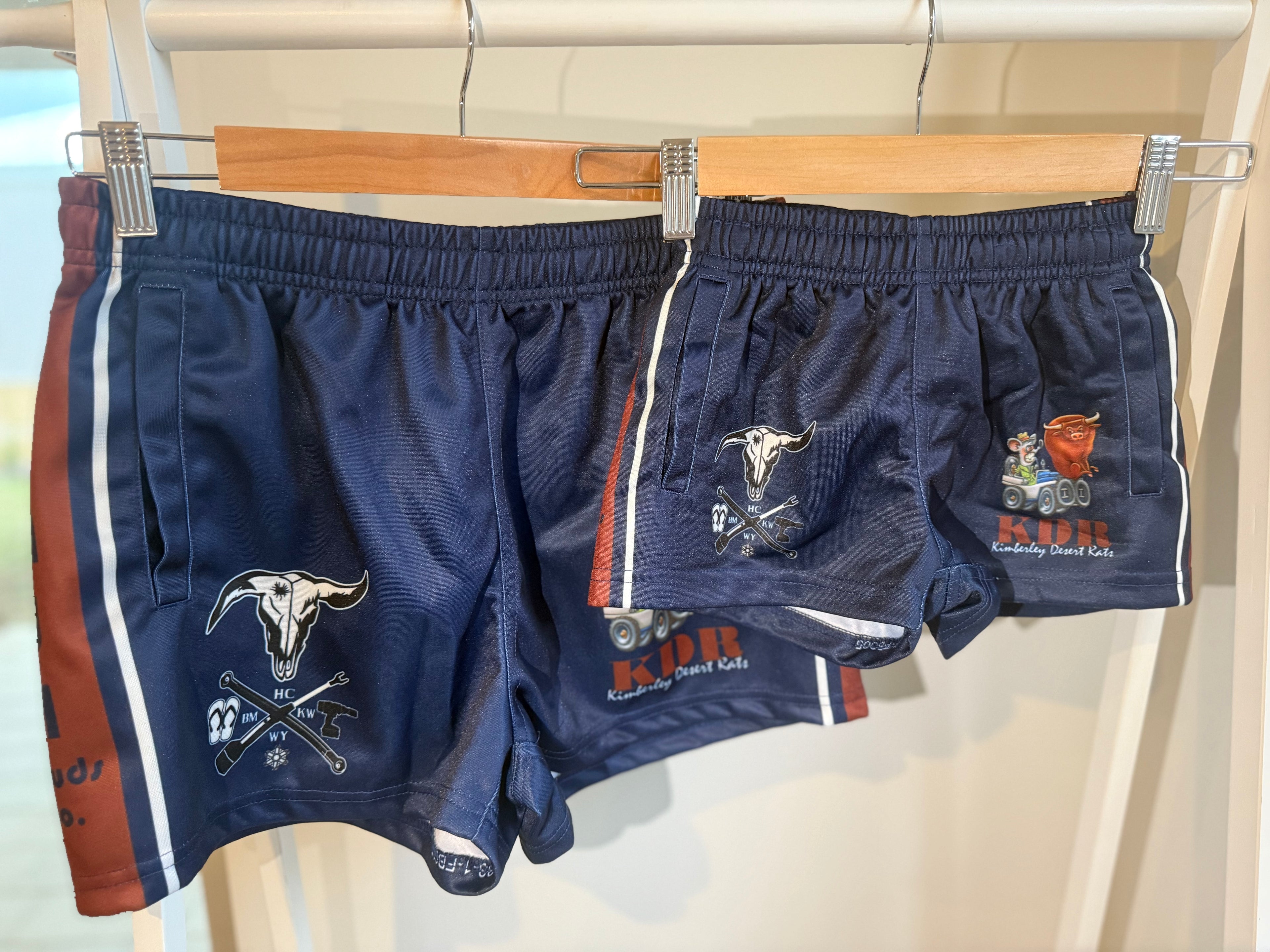 Kimberley Desert Rats Footy Shorts