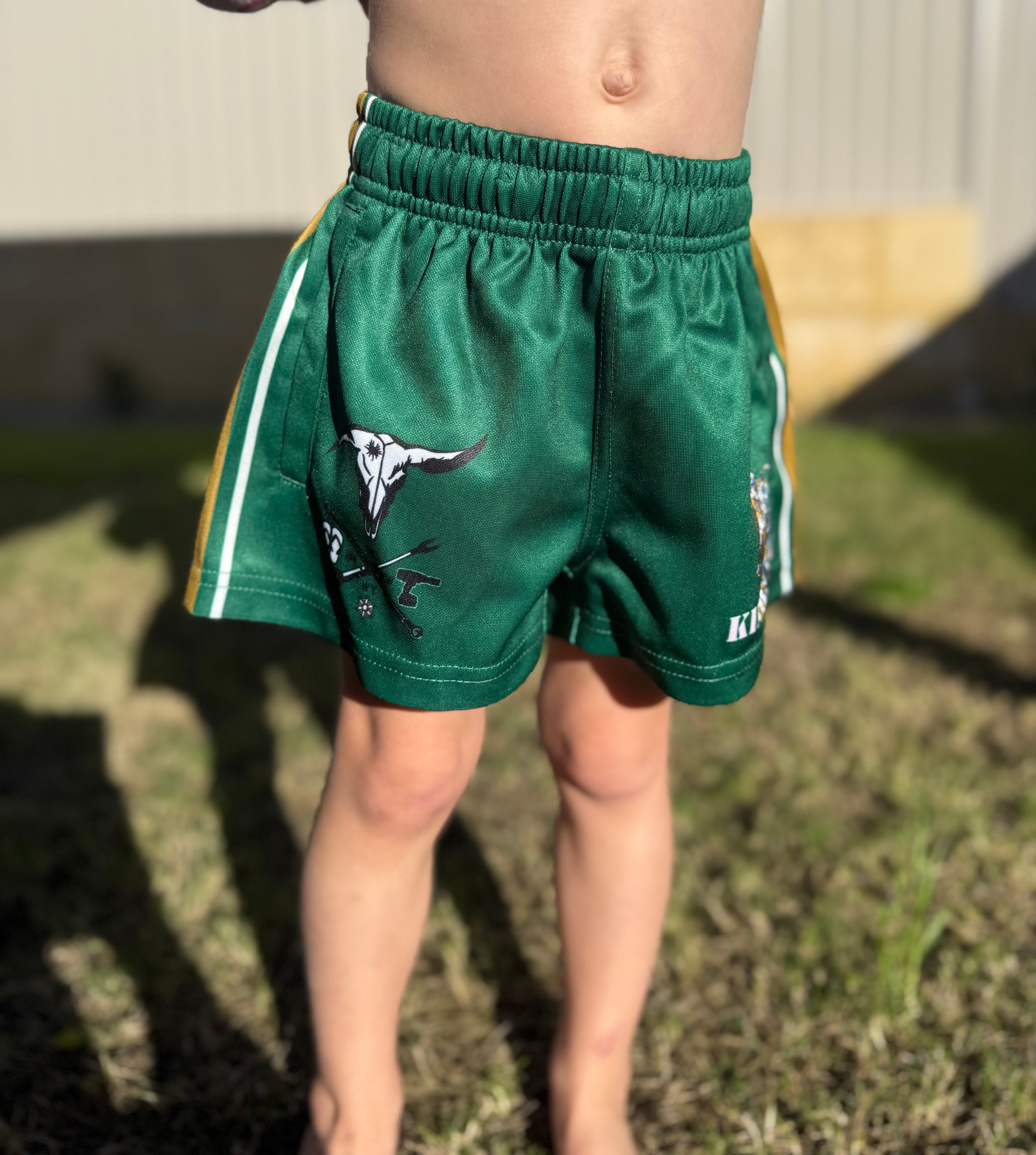 Kids Kimberley Drover Footy Shorts