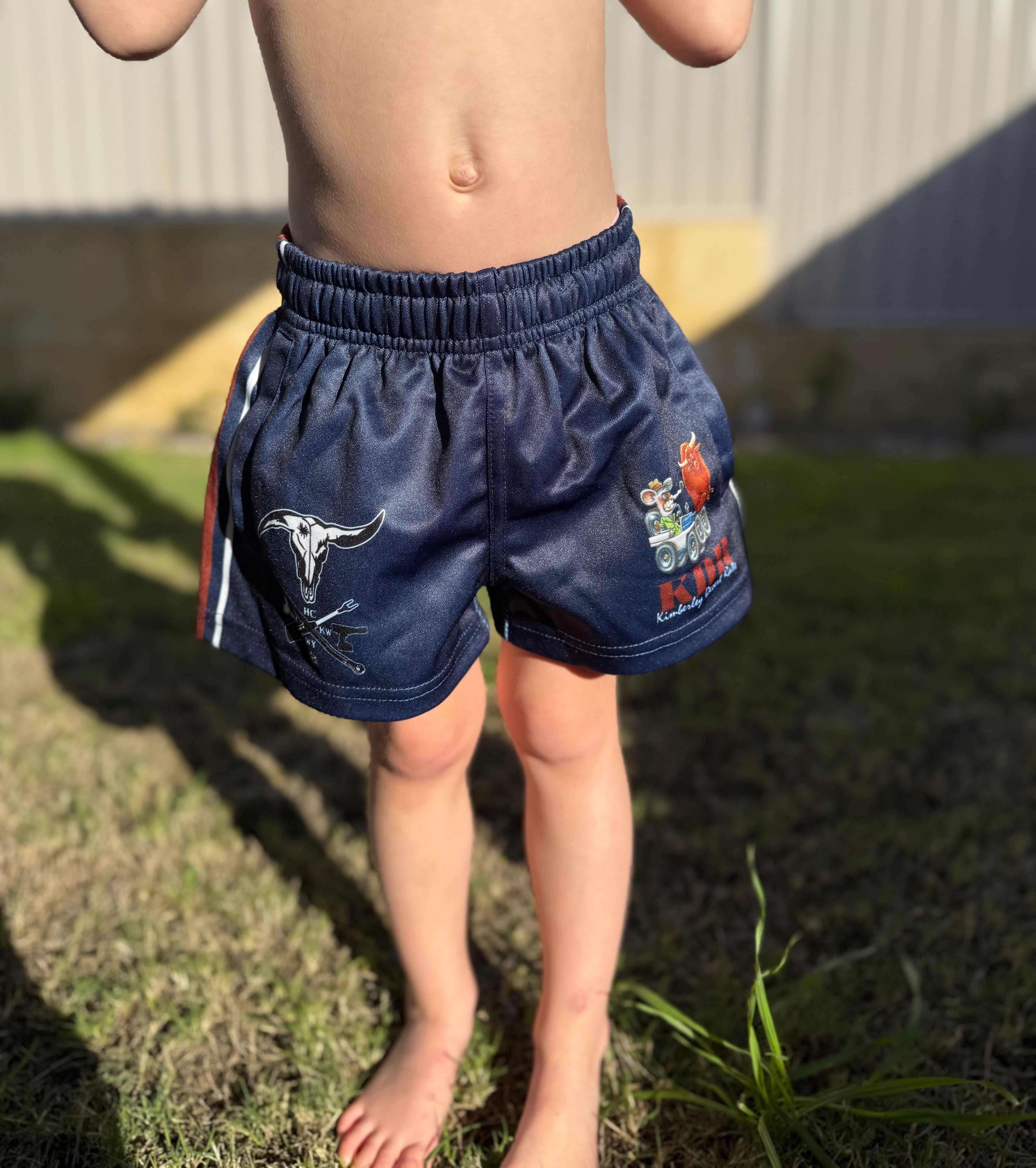 Kids Kimberley Desert Rat Footy Shorts