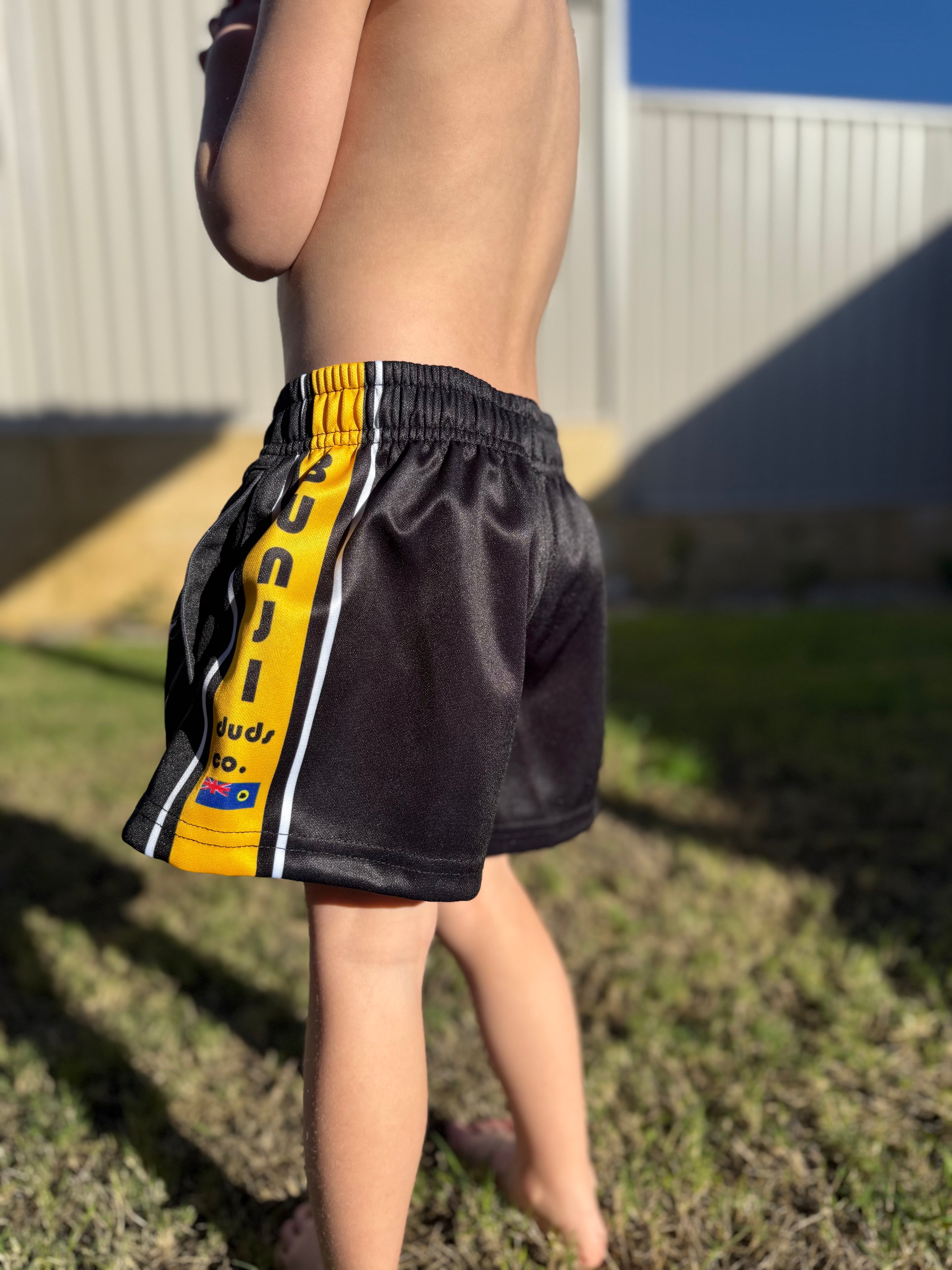 Kids Bunji W.A Footy Shorts