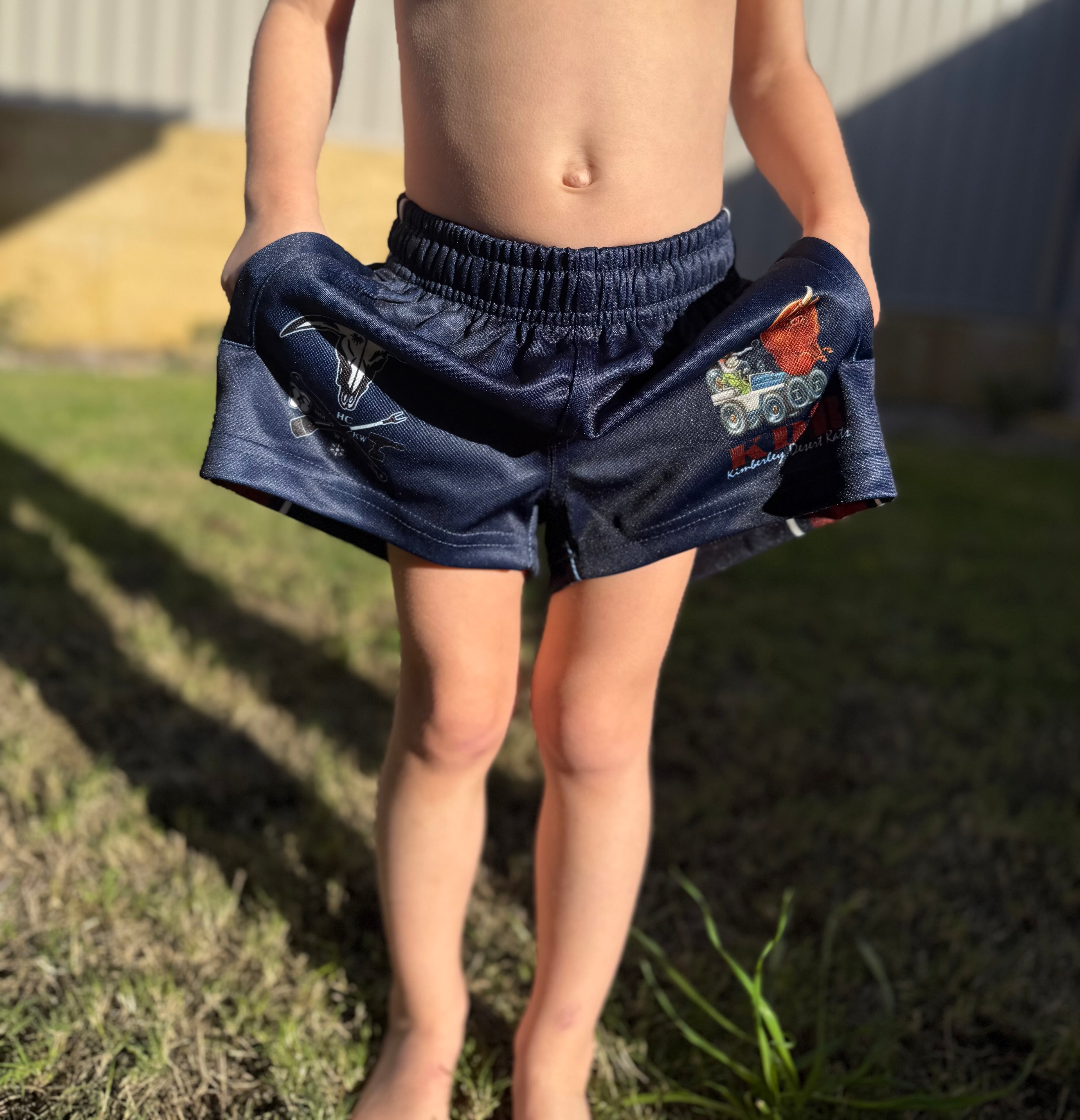 Kids Kimberley Desert Rat Footy Shorts
