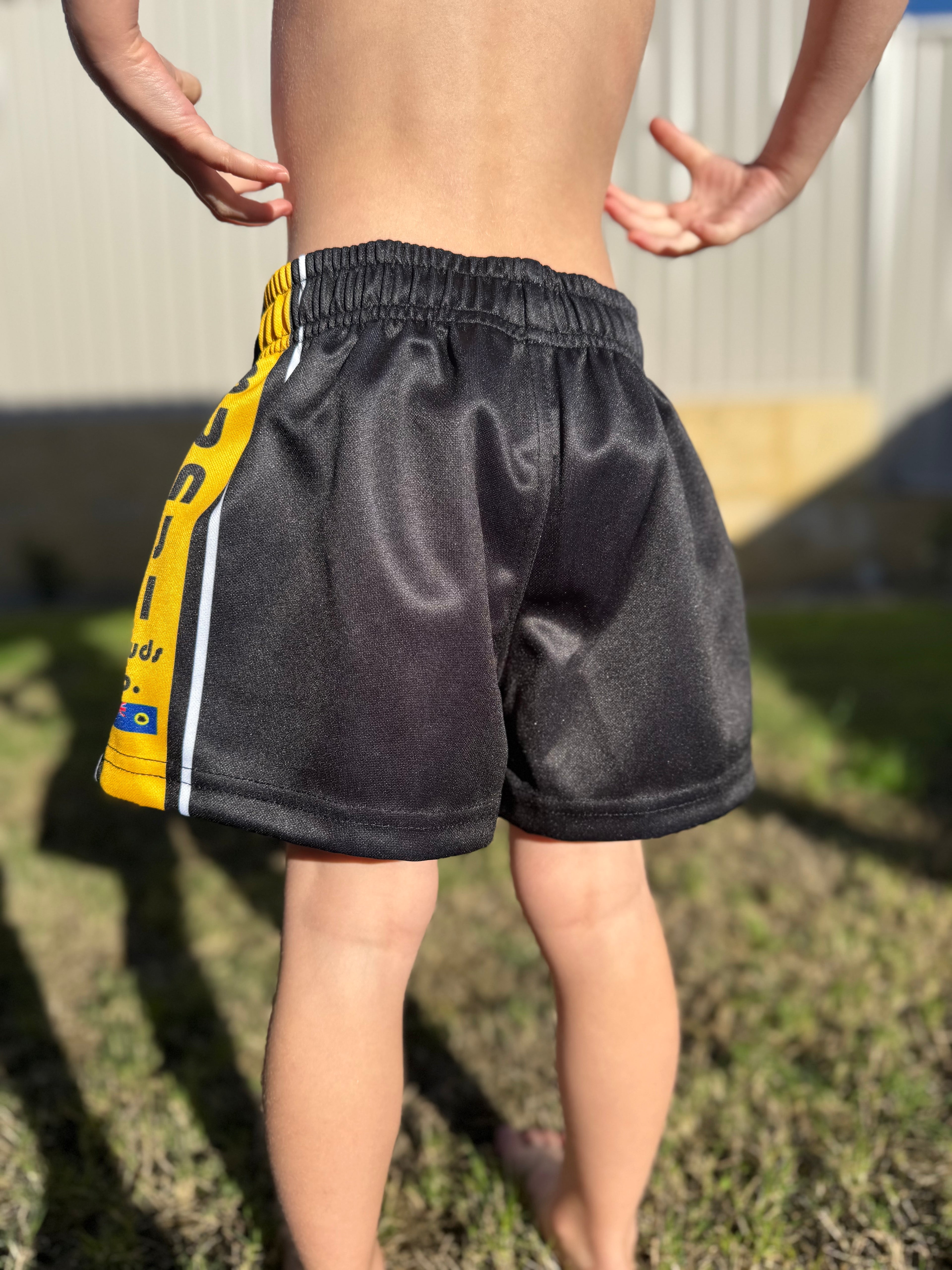 Kids Bunji W.A Footy Shorts