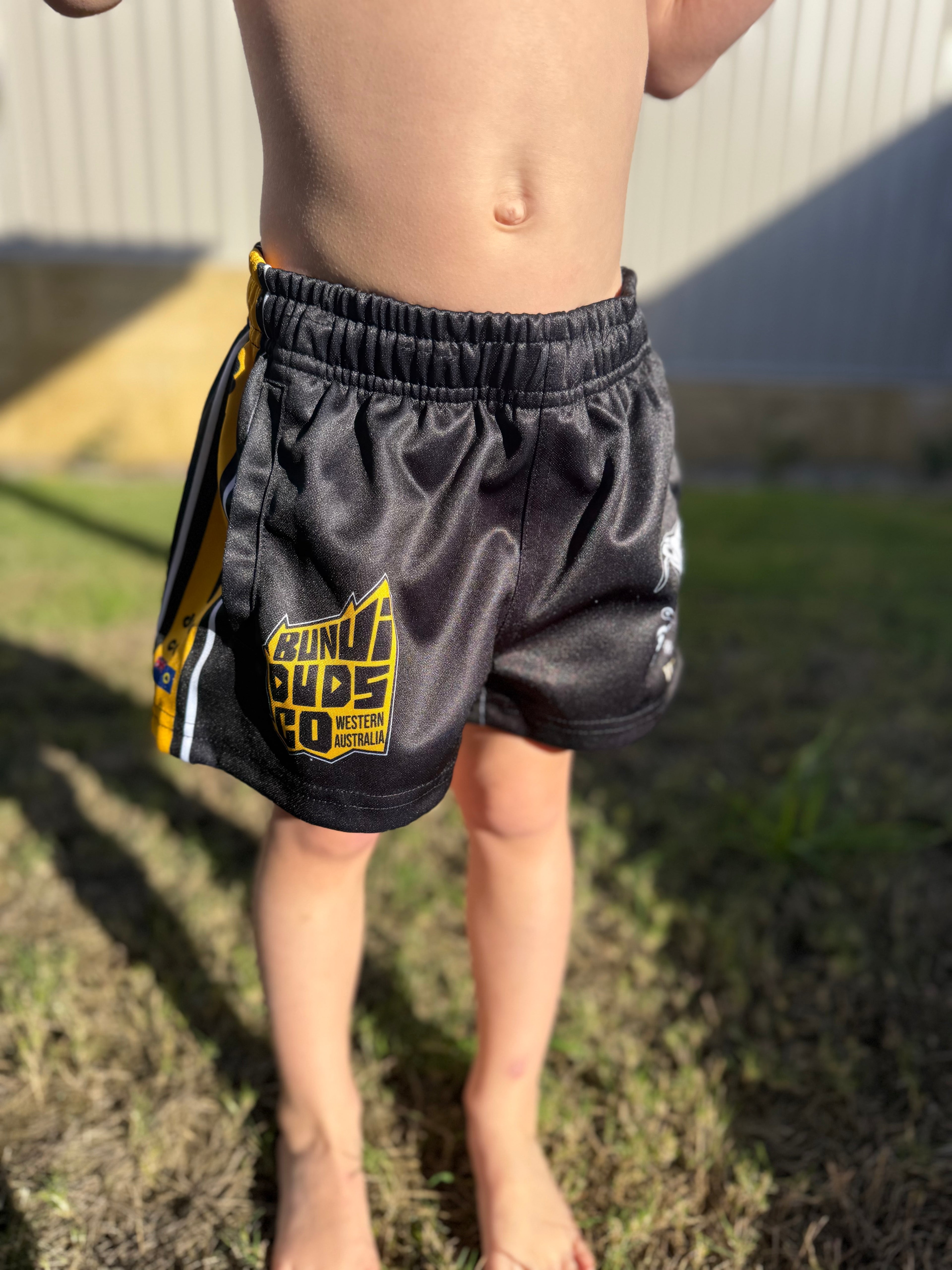 Kids Bunji W.A Footy Shorts