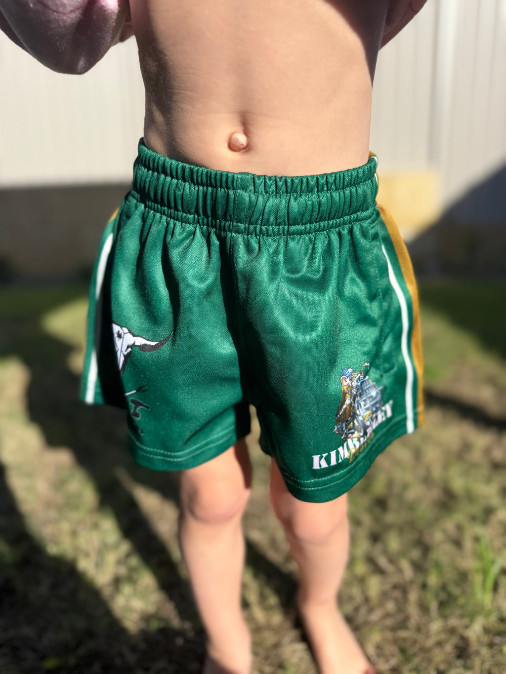 Kids Kimberley Drover Footy Shorts